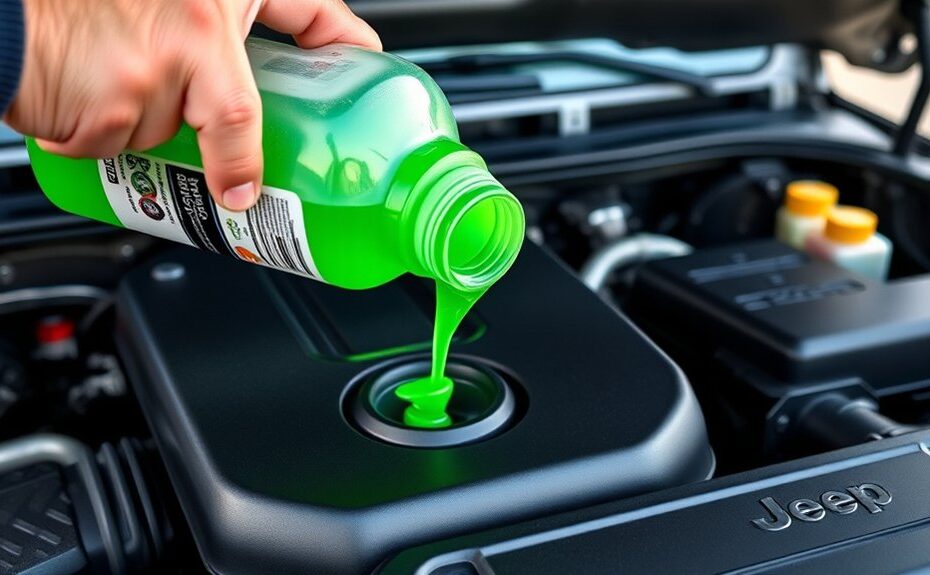 add coolant to wrangler