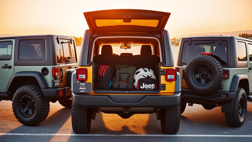 cargo capacity by model