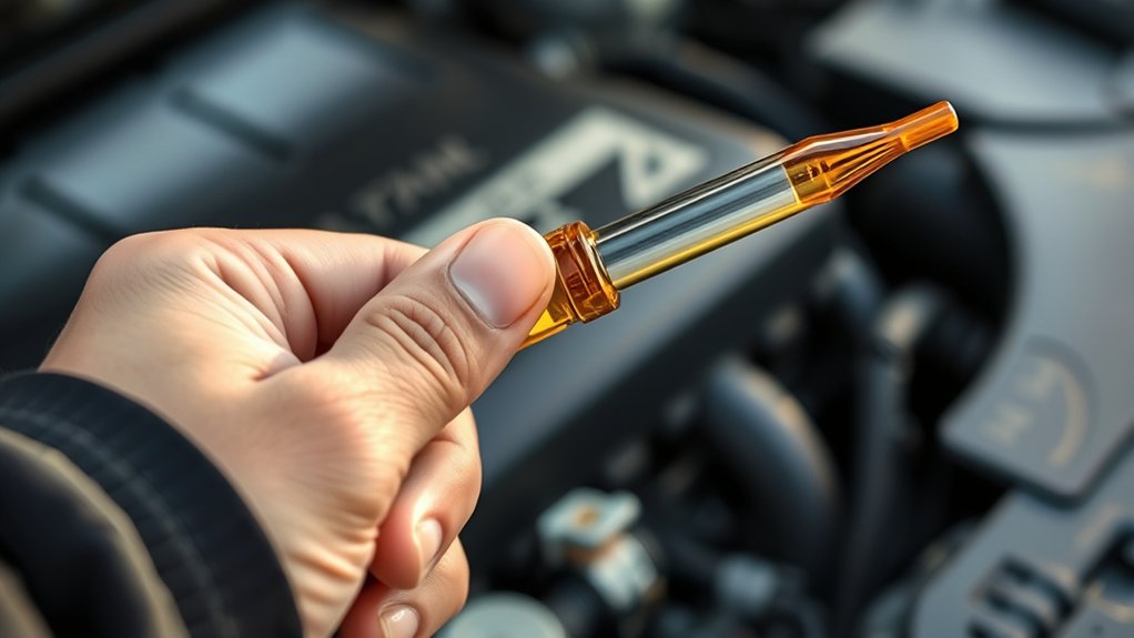 check engine oil level