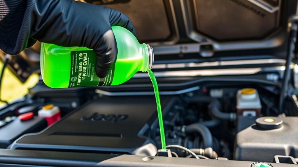 check jeep coolant levels