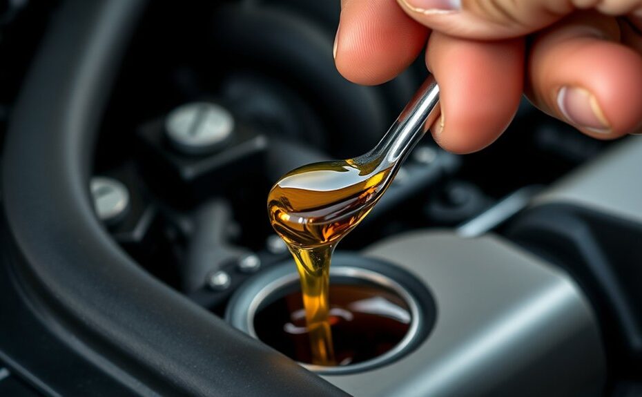 check oil dipstick level