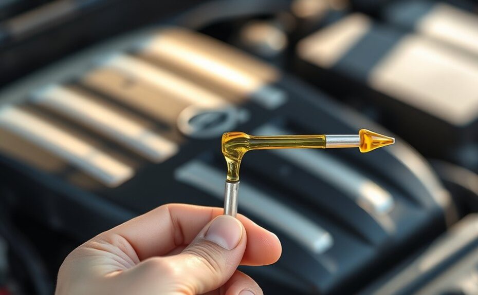 check oil level accurately