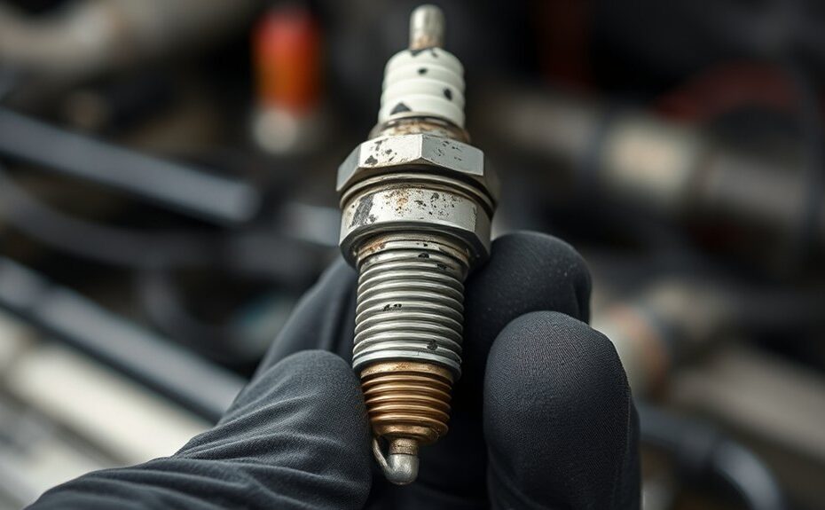 cleaning fouled spark plugs