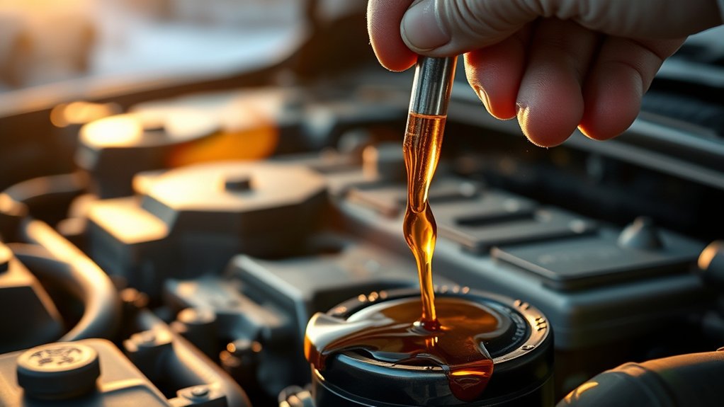 cold oil misreads engine levels