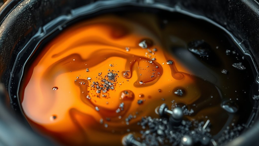combustion byproducts degrade oil
