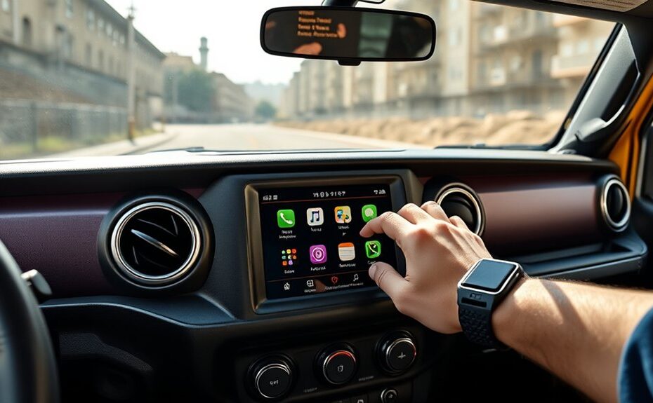 connect apple carplay jeep