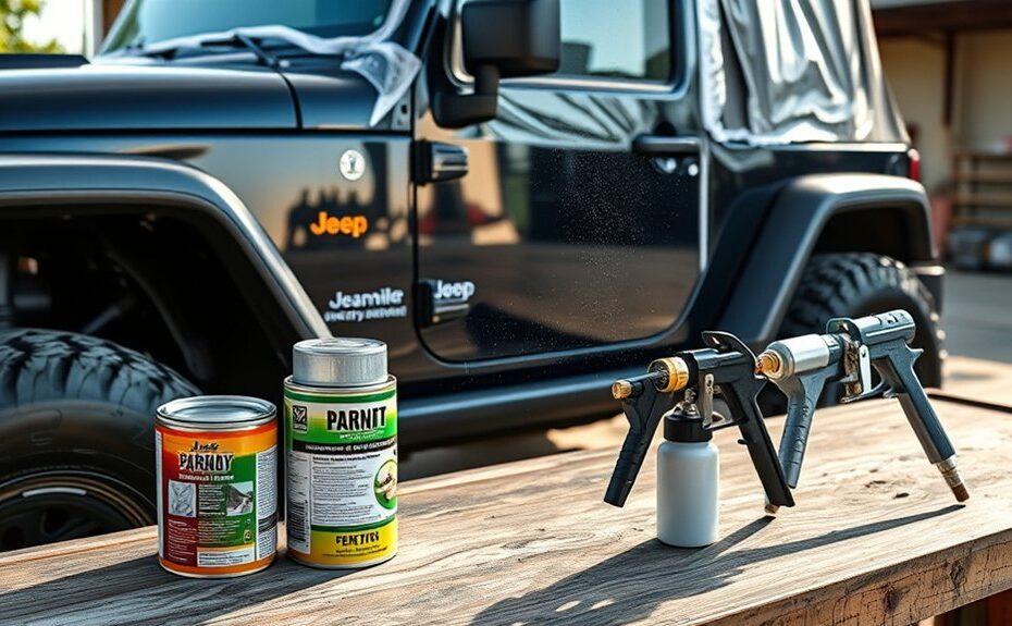 cost to paint jeep