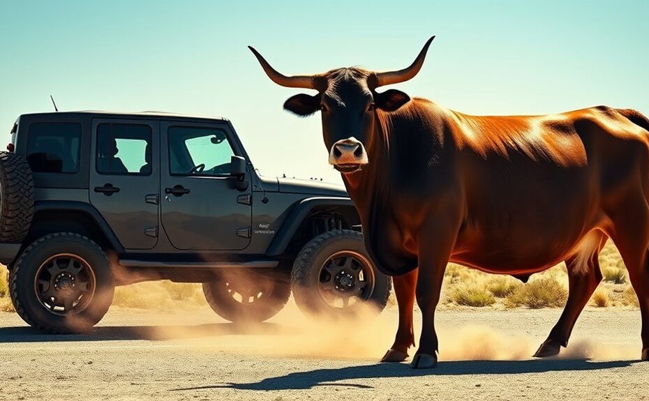 cow vs jeep aerodynamics comparison