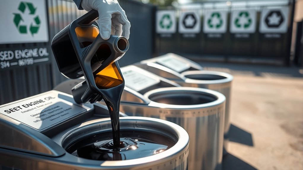 designated oil disposal locations