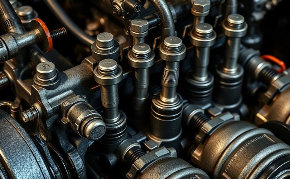 diesel engine lacks spark plugs