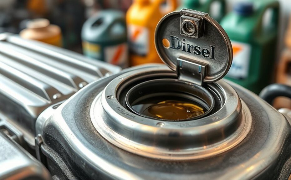 diesel oil unsuitable for gasoline