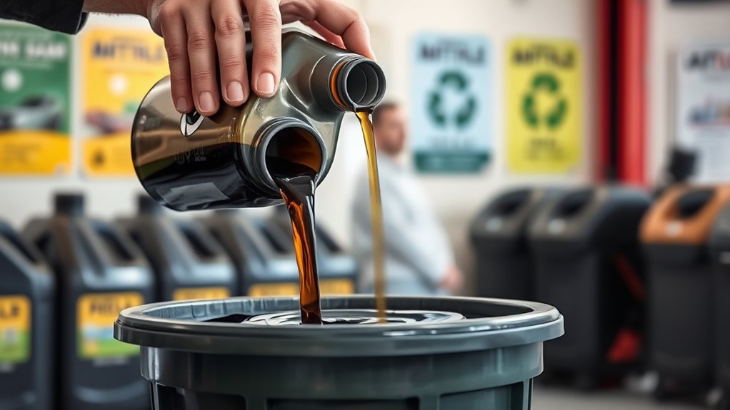 dispose oil responsibly protect environment