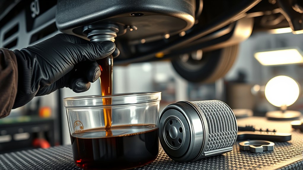 drain oil replace filter