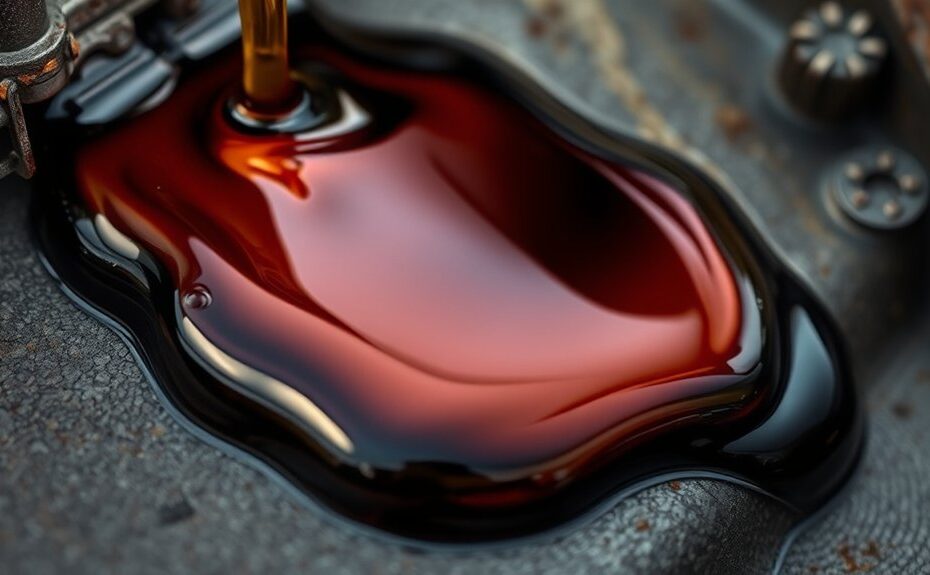 engine oil can degrade