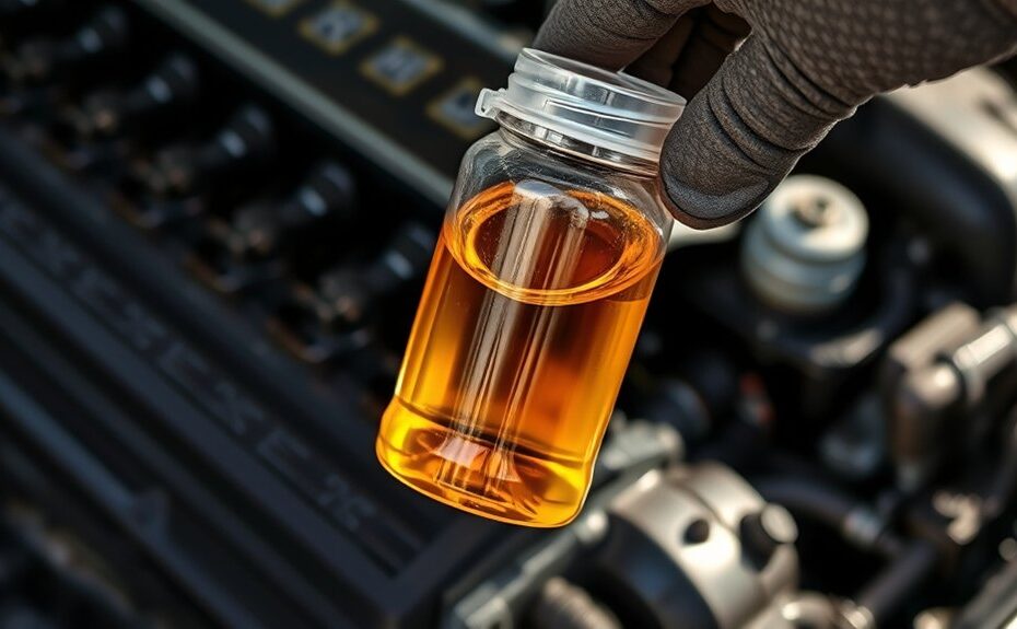 engine oil color guide