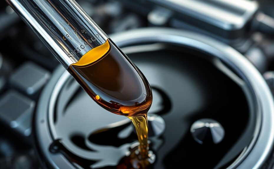 engine oil contaminated with gasoline