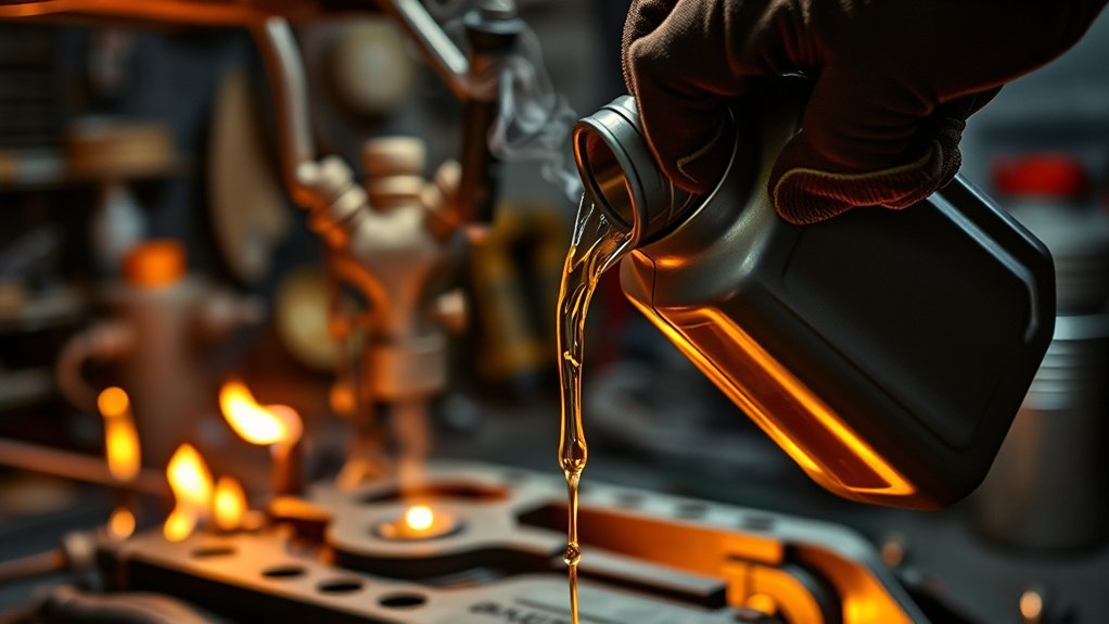 engine oil fire hazards