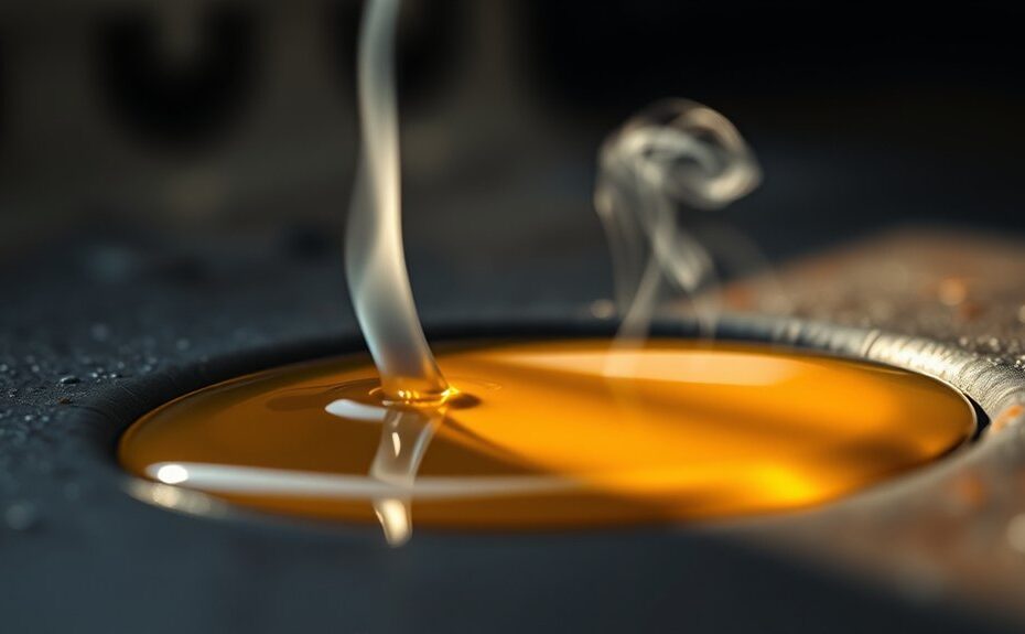 engine oil is flammable