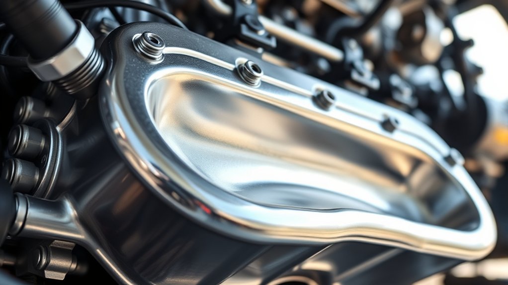 engine oil reservoir design