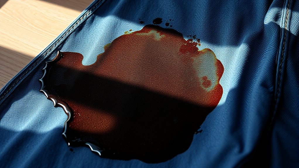 engine oil stain challenges