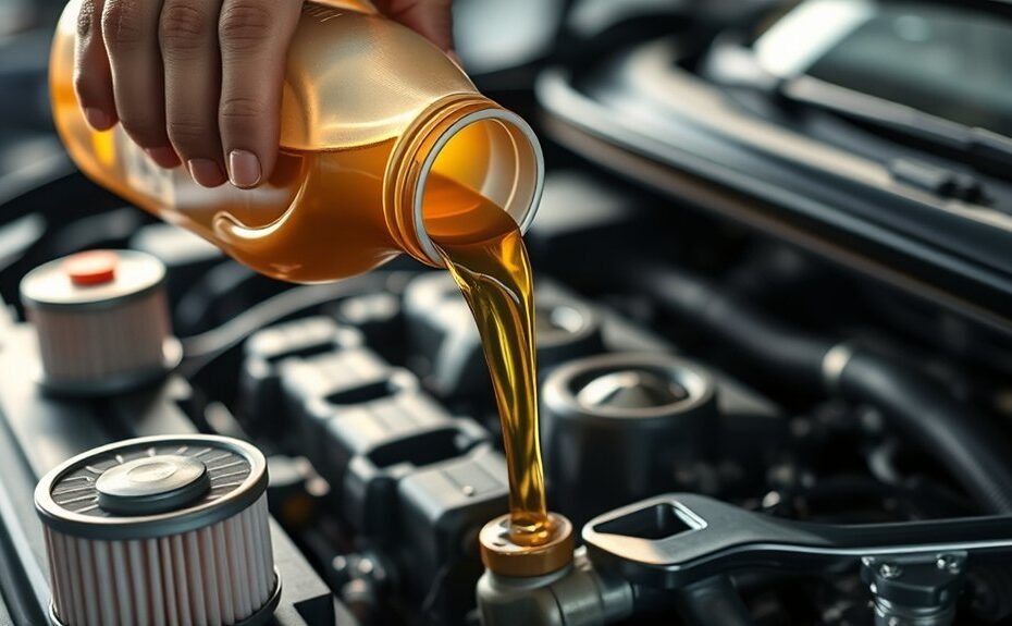 engine oil versus oil change