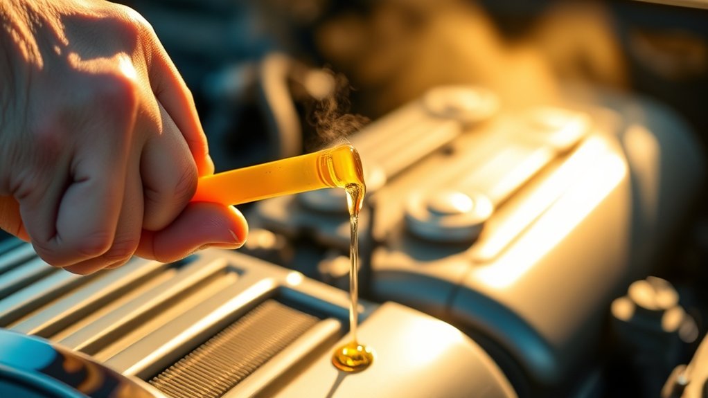 engine temperature affects oil