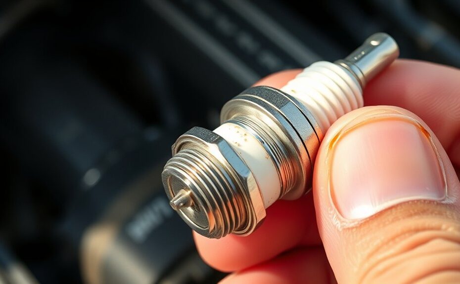 faulty new spark plug