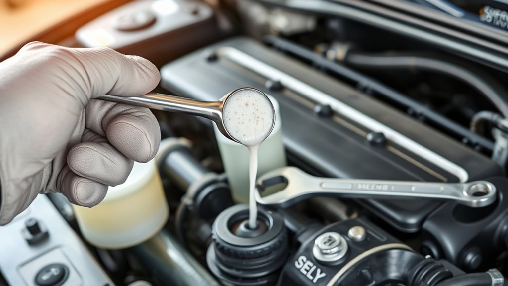 fix milky oil issues