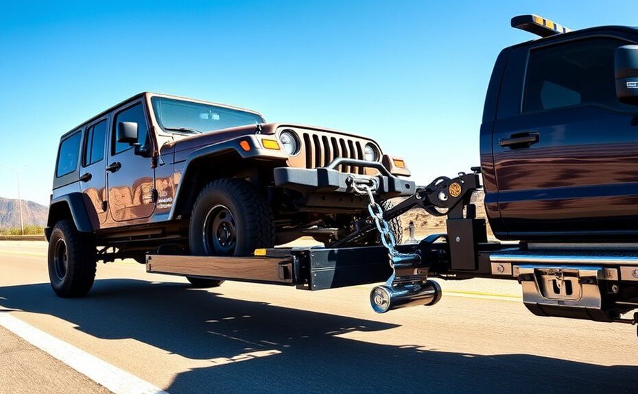 flat towing a jeep