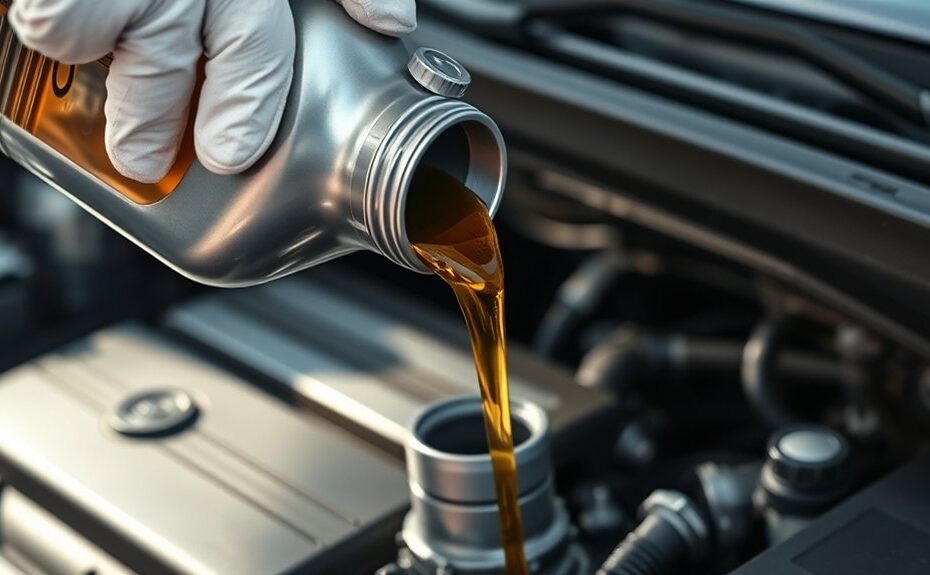 flush engine oil procedure