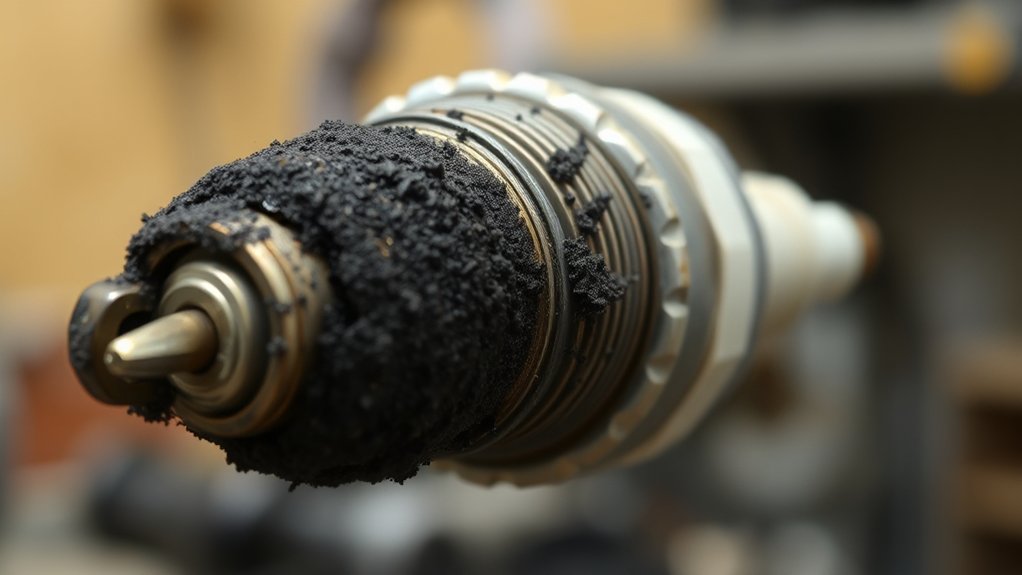 fouled spark plugs hinder performance