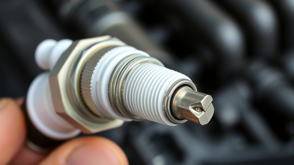 healthy spark plug inspection