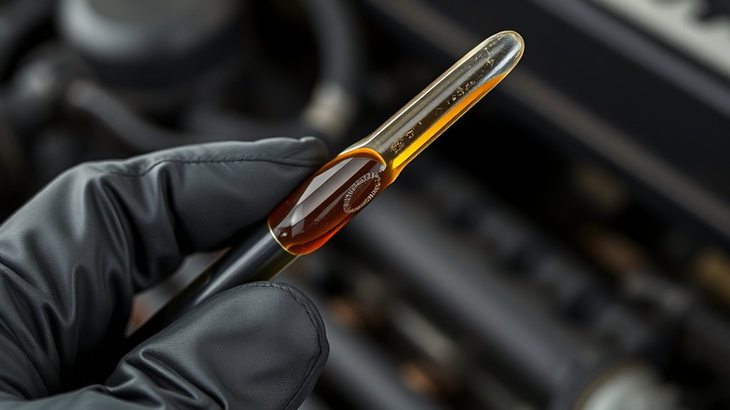 identify contaminated engine oil