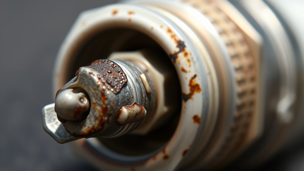 identify lean spark plug