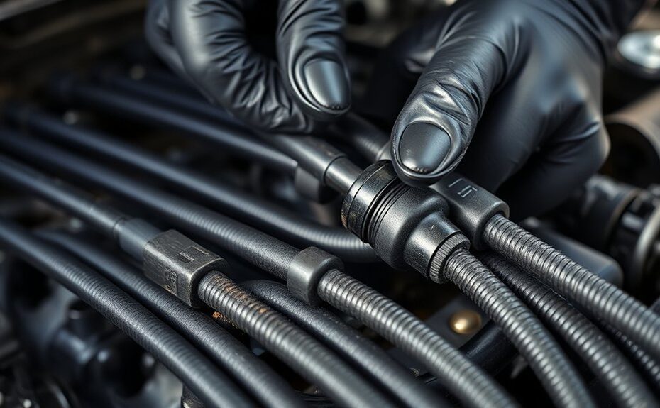 inspect spark plug wires