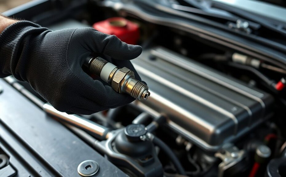 install spark plug carefully