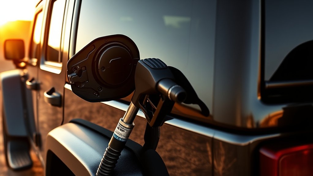 jeep wrangler fuel capacities