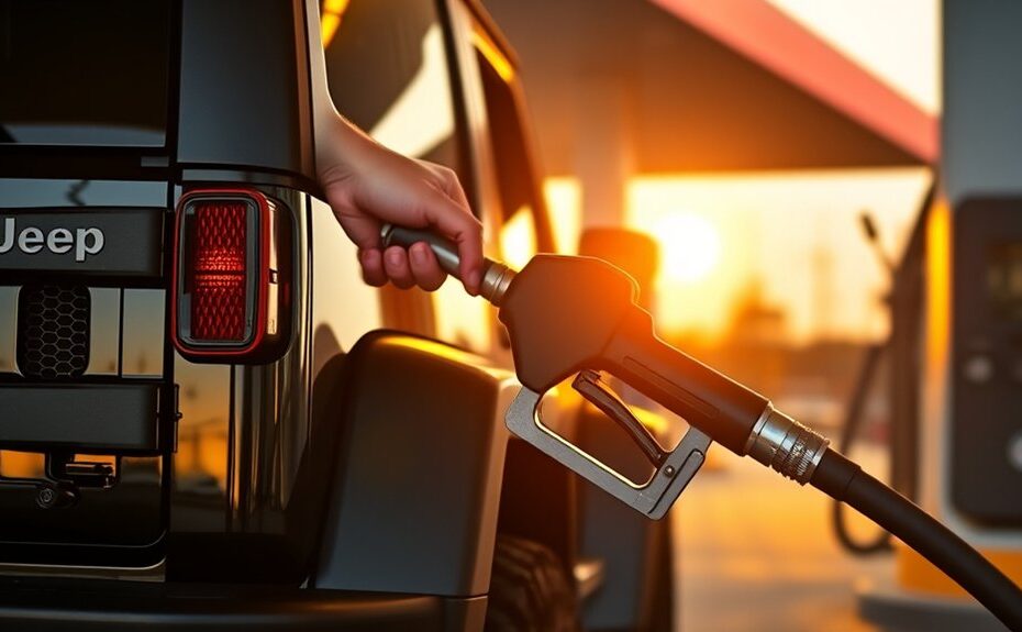 jeep wrangler fuel type