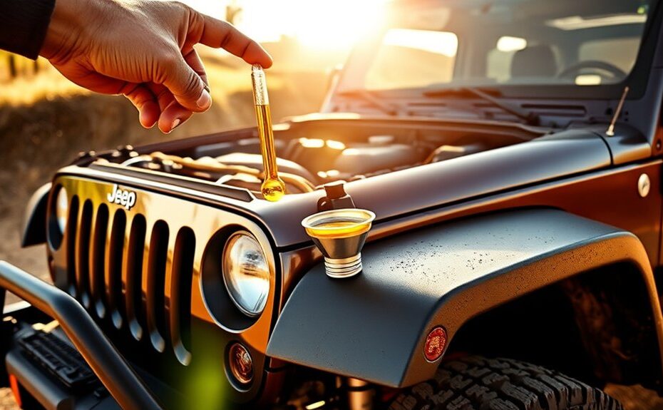 jeep wrangler oil capacity