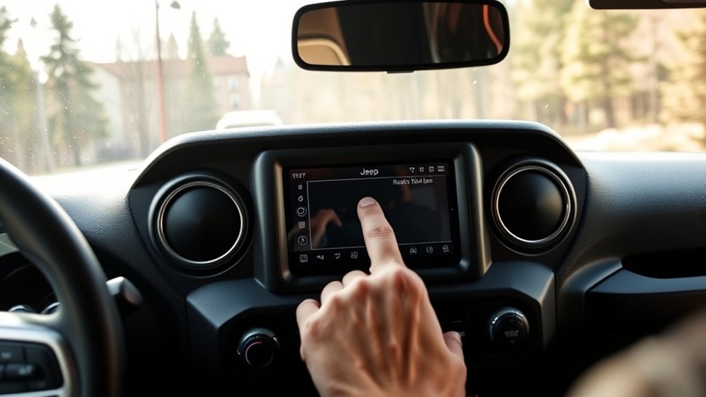 jeep wrangler screen troubleshooting tips