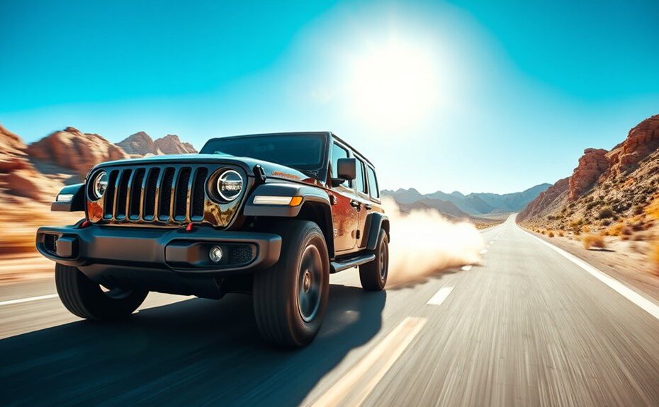 jeep wrangler top speed