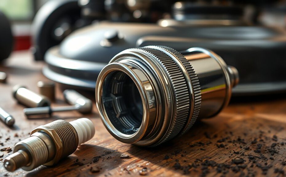 lawn mower spark plug size
