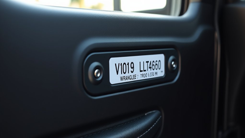 locate jeep vin easily