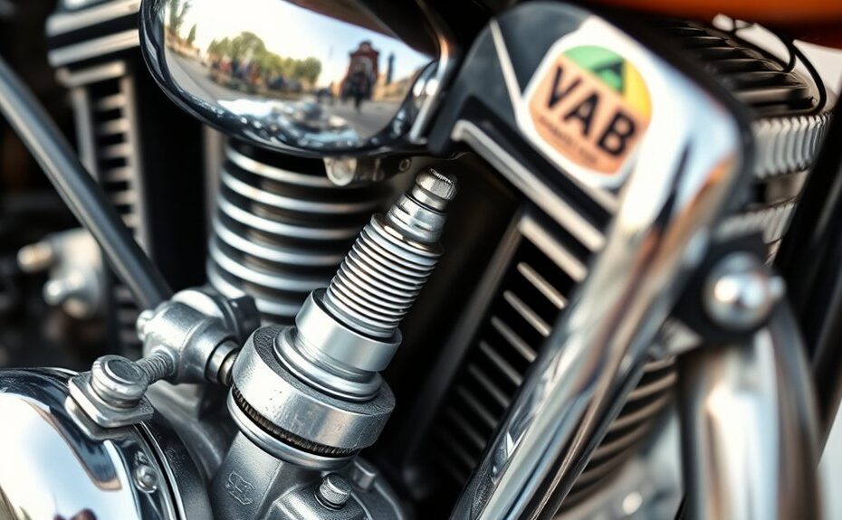 no spark plug present
