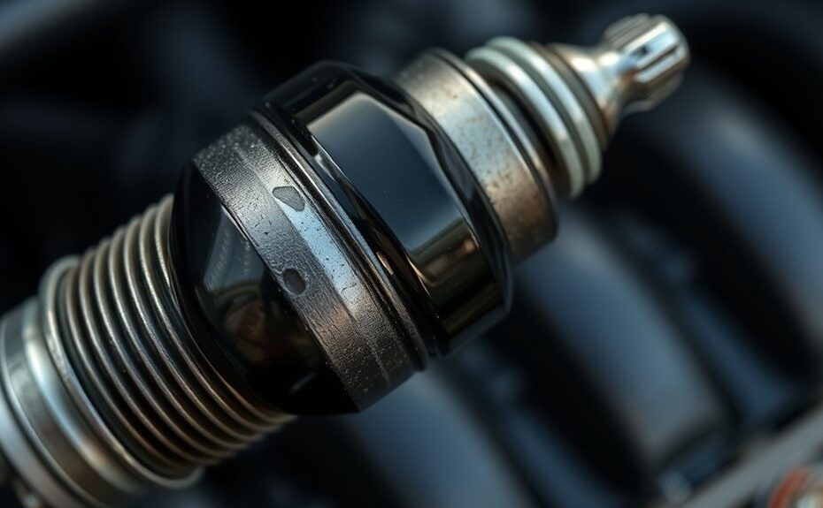 oil contamination in spark plug