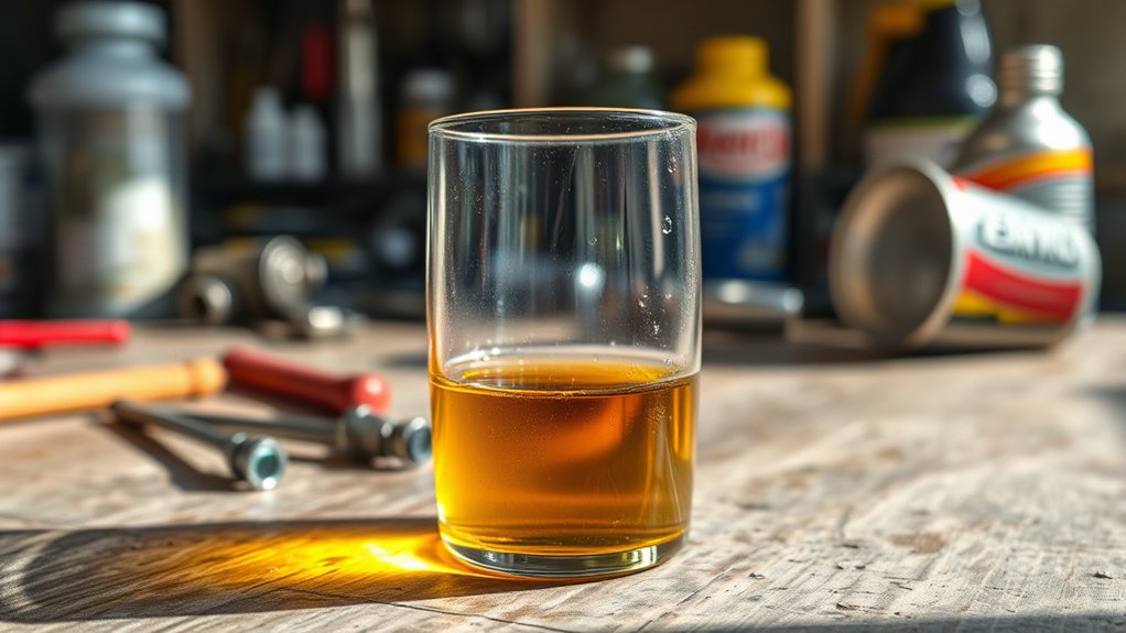 oil evaporation affects viscosity