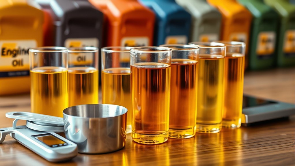 oil quantity and viscosity