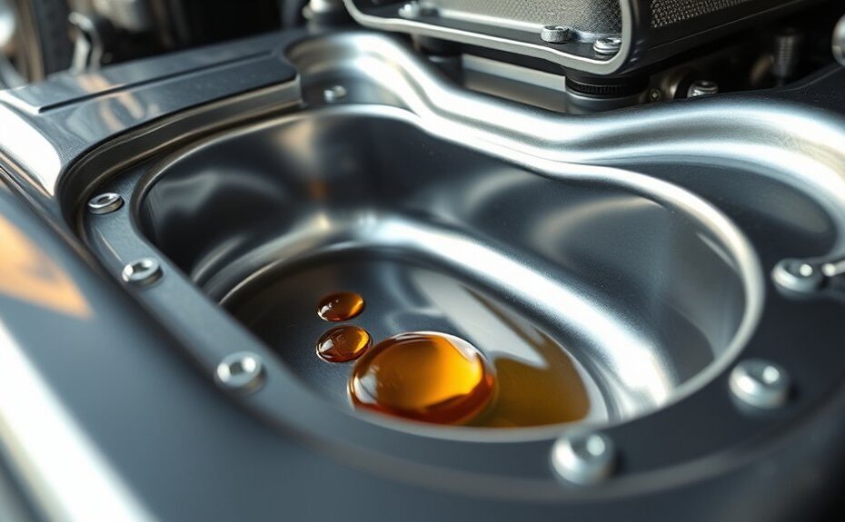 oil retention system component