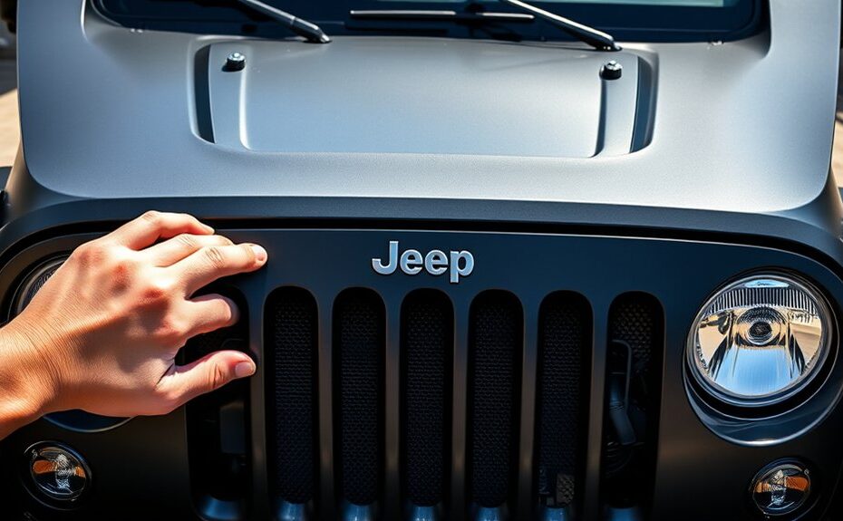 open jeep wrangler hood