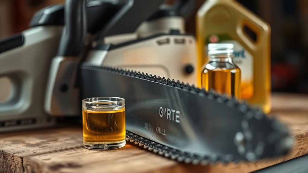 optimal chainsaw oil selection